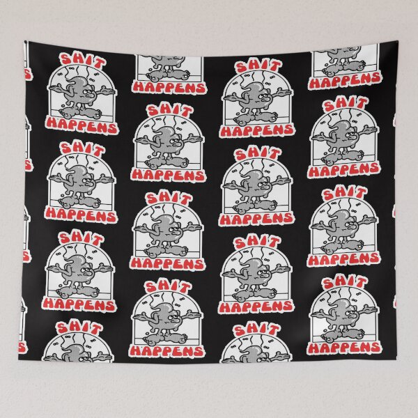 Item preview, shit happens designed and sold by Ratatatts.