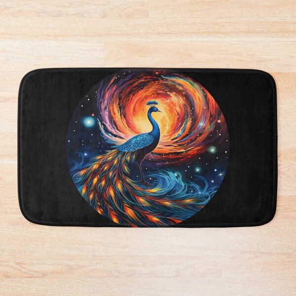 Item preview, A celestial peacock designed and sold by AI-Only Creations.