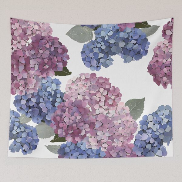 Item preview, Multicolor hydrangea designed and sold by ArtStoc.