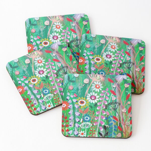 Item preview, Jewelled Flowers in a Green Meadow designed and sold by Casimirasart.
