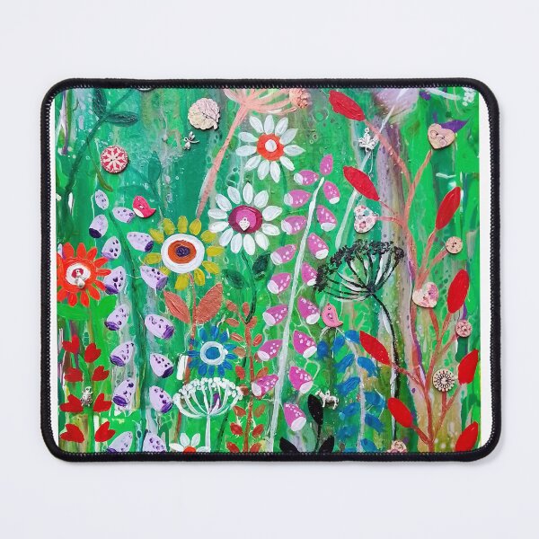 Item preview, Jewelled Flowers in a Green Meadow designed and sold by Casimirasart.