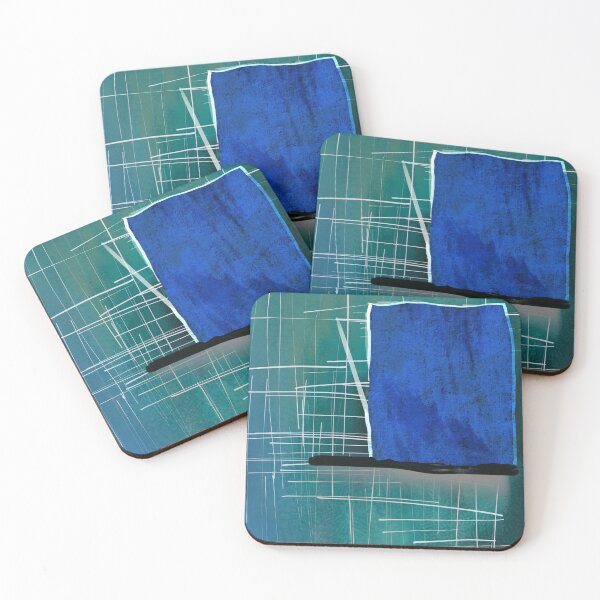 Item preview, "Blue in Motion" - Blue Square Cube  designed and sold by pngrktes-art.