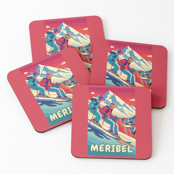 Item preview, A Vintage Travel Art of the Meribel - France  designed and sold by GoodOldVintage.