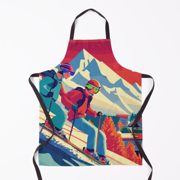 Item preview, A Vintage Travel Art of the Meribel - France designed and sold by GoodOldVintage.