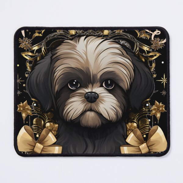 Item preview, Christmas Shih tzu designed and sold by DigitalArtAJP.