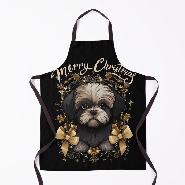 Item preview, Christmas Shih tzu designed and sold by DigitalArtAJP.