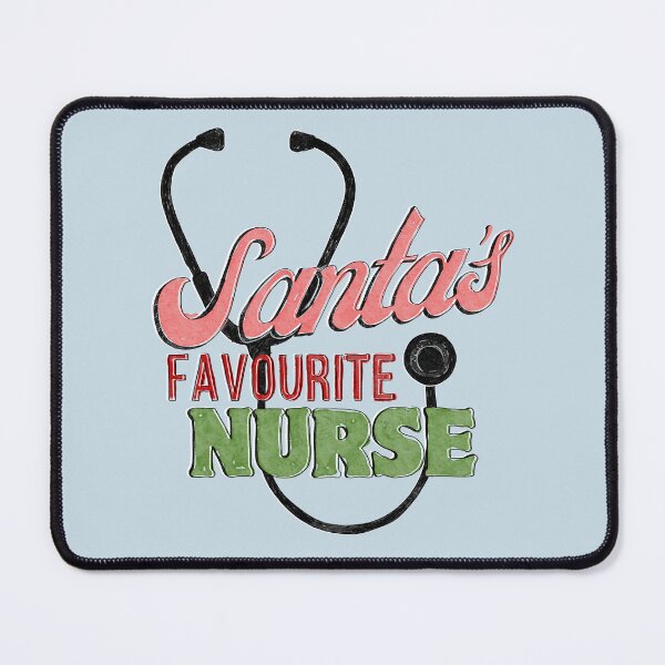 Item preview, Santa’s  favorite nurse Christmas Collection designed and sold by Lillieoandco.
