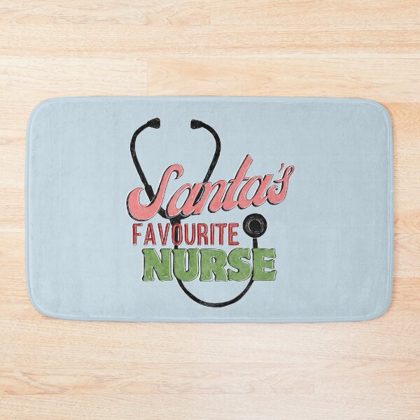 Item preview, Santa’s  favorite nurse Christmas Collection designed and sold by Lillieoandco.