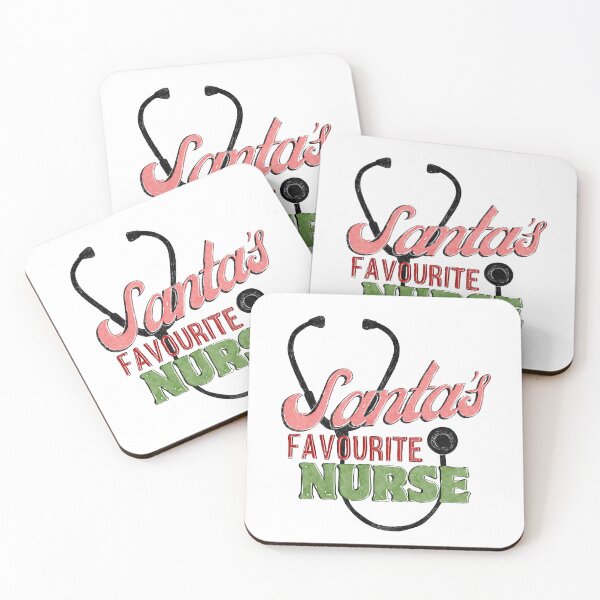 Item preview, Santa’s  favorite nurse Christmas Collection designed and sold by Lillieoandco.