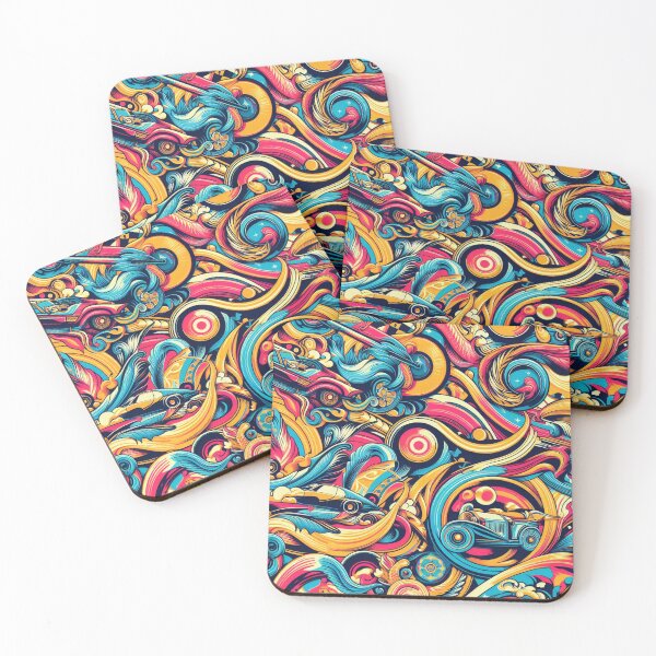 Item preview, A colorful retro style art designed and sold by Sebaseseu.