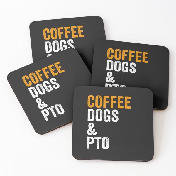 Item preview, Coffee Dogs and PTO Vacation Gift designed and sold by Guarddogdrive.