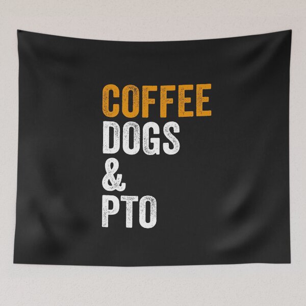 Item preview, Coffee Dogs and PTO Vacation Gift designed and sold by Guarddogdrive.