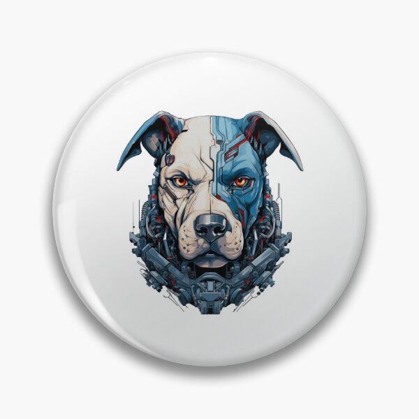Item preview, Cyborg Pitbull designed and sold by ZenEvoke.