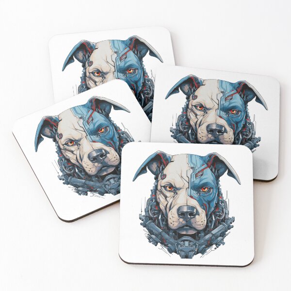 Item preview, Cyborg Pitbull designed and sold by ZenEvoke.