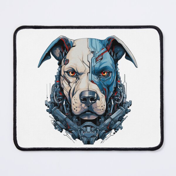 Item preview, Cyborg Pitbull designed and sold by ZenEvoke.