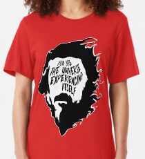 Alan Watts You Are the Universe Experiencing Itself Slim Fit T-Shirt