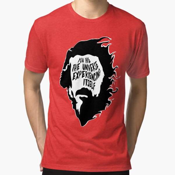 Artikel-Vorschau von  der Philosoph. Vertraue dem spirituellen T-Shirt des Universums. Wenn Sie Alans Reden und Philosophien mögen, dann ist dieses T-Shirt genau das Richtige für Sie!, designt und verkauft von fuseleven.