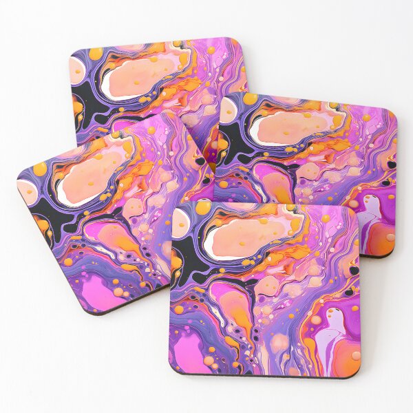 Item preview, Coral Dreams in Purple Haze Fluid Abstract designed and sold by VectorPlace.