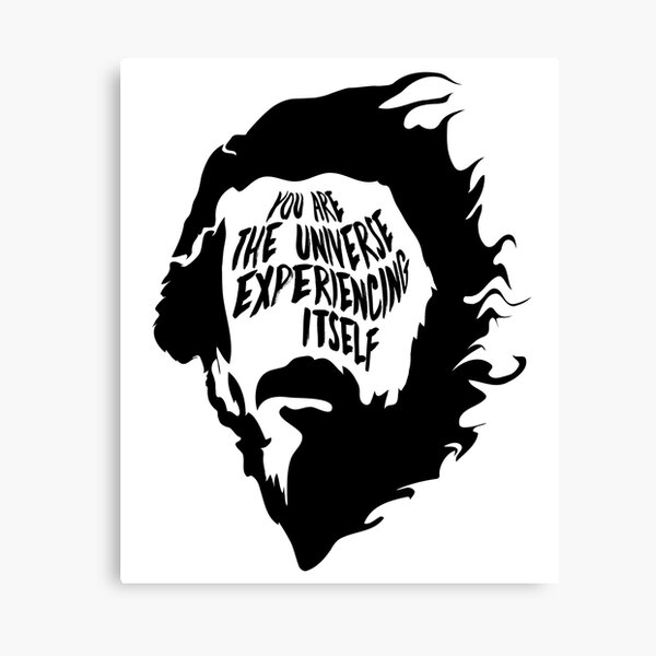 el filósofo. Confíe en la camiseta espiritual del universo. Si te gustan los discursos y filosofías de Alan, ¡esta camiseta es para ti! Lienzo