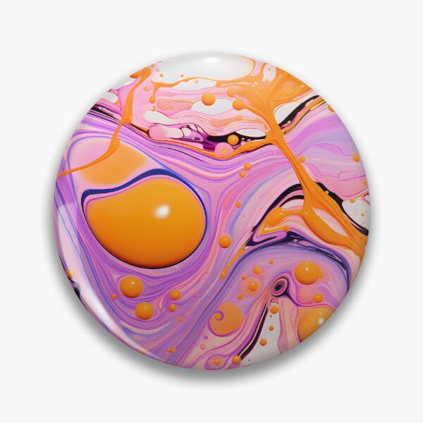 Item preview, Sunrise Sorbet: Lavender and Orange Abstract designed and sold by VectorPlace.