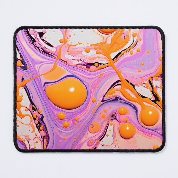 Item preview, Sunrise Sorbet: Lavender and Orange Abstract designed and sold by VectorPlace.