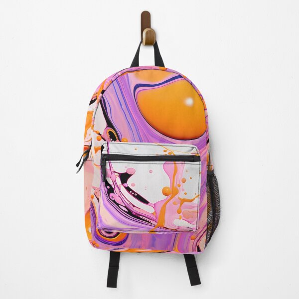 Item preview, Sunrise Sorbet: Lavender and Orange Abstract designed and sold by VectorPlace.