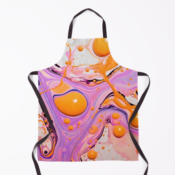 Item preview, Sunrise Sorbet: Lavender and Orange Abstract designed and sold by VectorPlace.