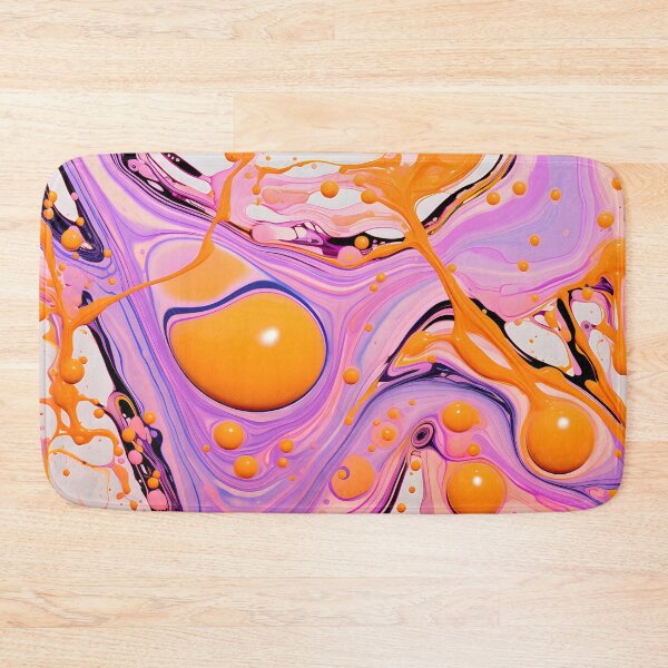 Item preview, Sunrise Sorbet: Lavender and Orange Abstract designed and sold by VectorPlace.