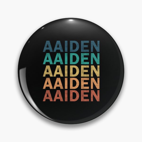 Item preview, Aaiden Name - Aaiden Vintage Retro Proud Name designed and sold by LeonorBialasz.
