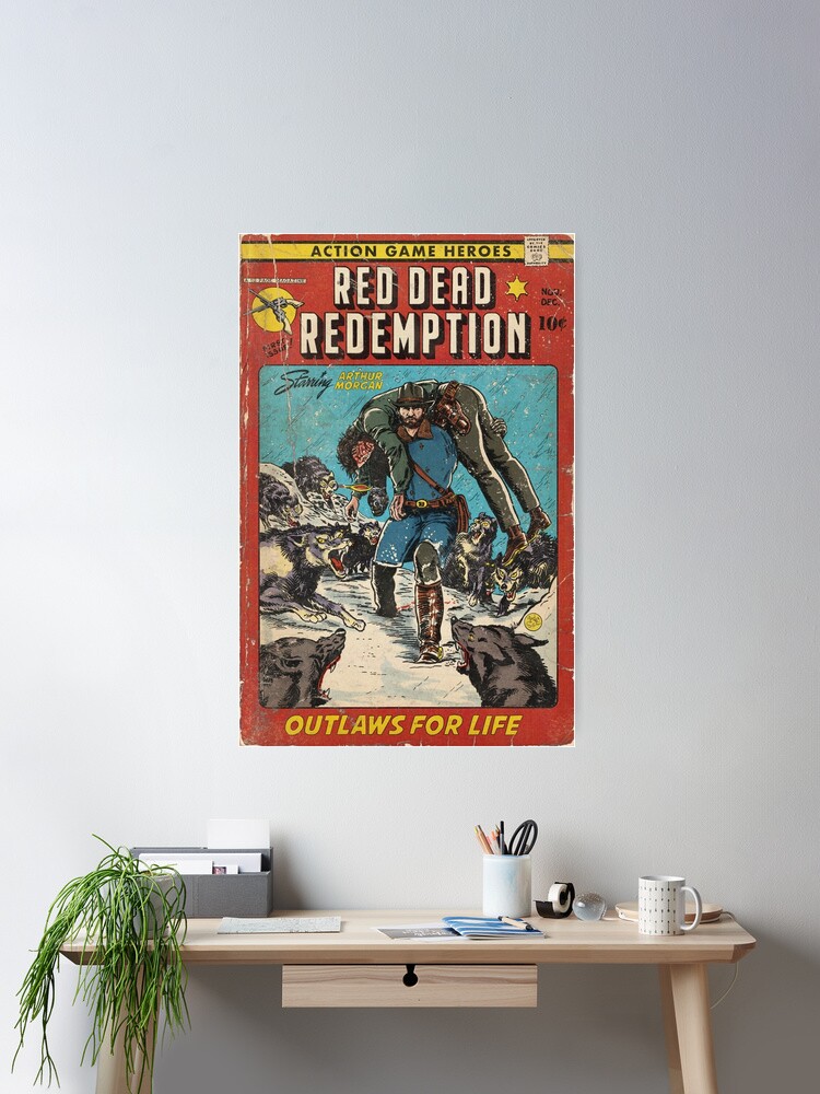 Thumbnail 2 of 3, Poster, "Outlaws For Life" Comic Book Cover Fan Art designed and sold by MarkScicluna.