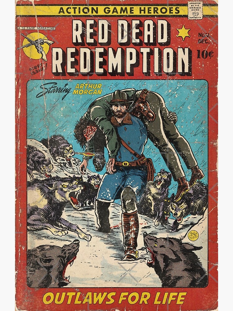 Thumbnail 3 of 3, Poster, "Outlaws For Life" Comic Book Cover Fan Art designed and sold by MarkScicluna.