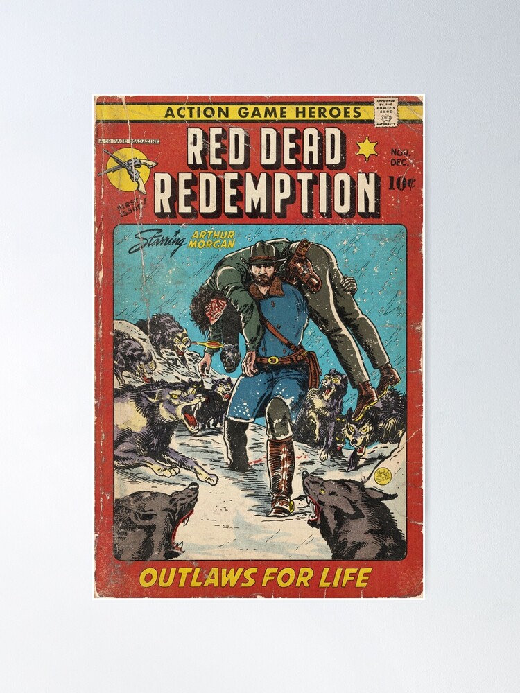 Thumbnail 1 of 3, Poster, "Outlaws For Life" Comic Book Cover Fan Art designed and sold by MarkScicluna.