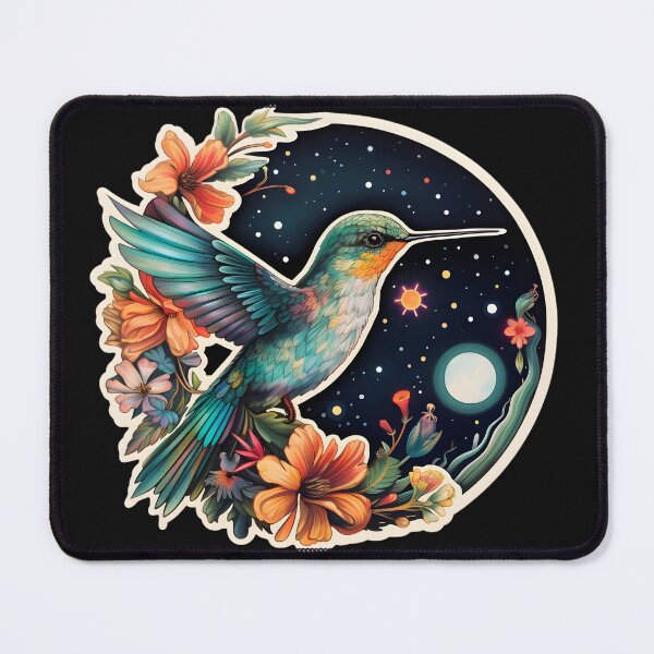 Item preview, Celestial hummingbird designed and sold by AI-Only Creations.