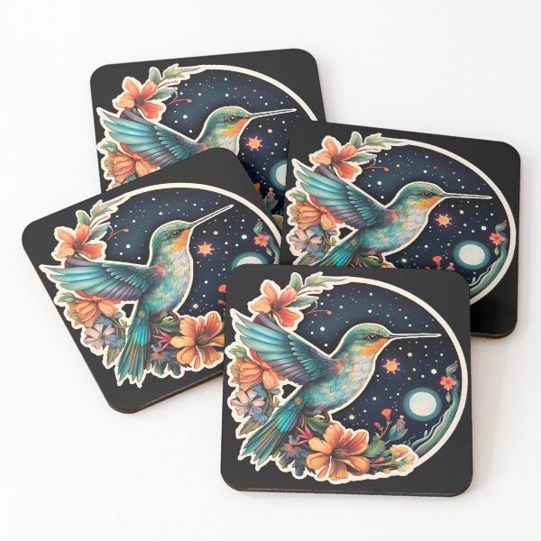 Item preview, Celestial hummingbird designed and sold by AI-Only Creations.