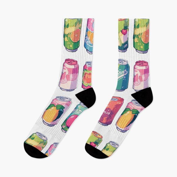Item preview, Colorful Soda Cans - Pixel art designed and sold by octoboobs.