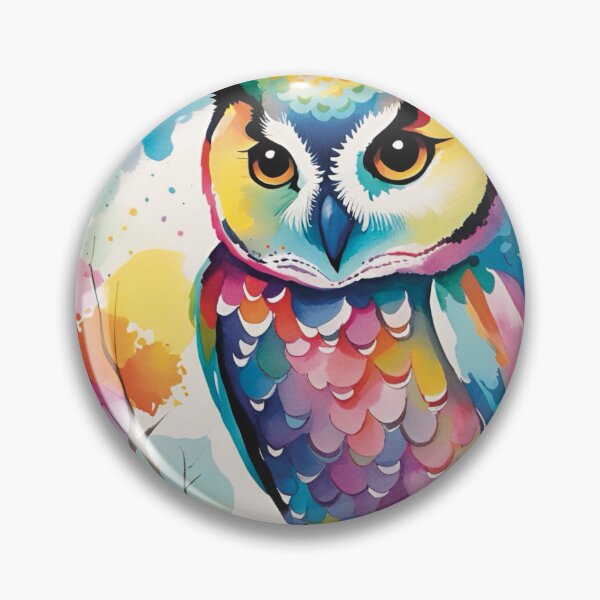 Item preview, Colourful owl designed and sold by Liz Loasby.
