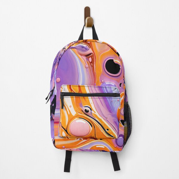 Item preview, Lavender Whirls and Tangerine Twists Abstract Art designed and sold by VectorPlace.