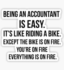 Being an Accountant Sticker