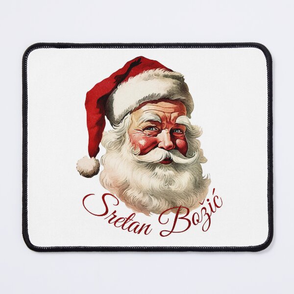 Item preview, Happy Retro Santa - Sretan Božić - Feliz Navidad en croata designed and sold by Kkoriginal.