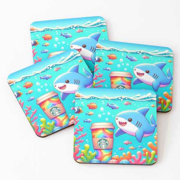Item preview, Espresso Waves with Baby Shark designed and sold by The-Cute-Store.