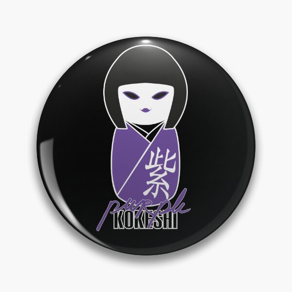 Item preview, Purple kokeshi designed and sold by made-in-purple.