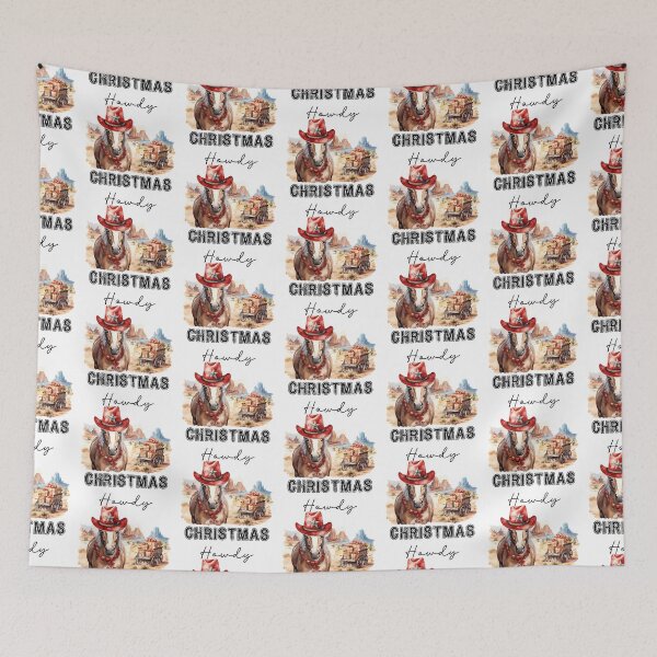 Item preview, Howdy Christmas,Western Christmas,Cowboy Christmas  designed and sold by BotunPeony.