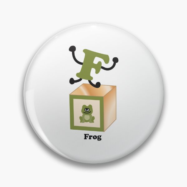 Item preview, F is for Frog designed and sold by NubsShop.