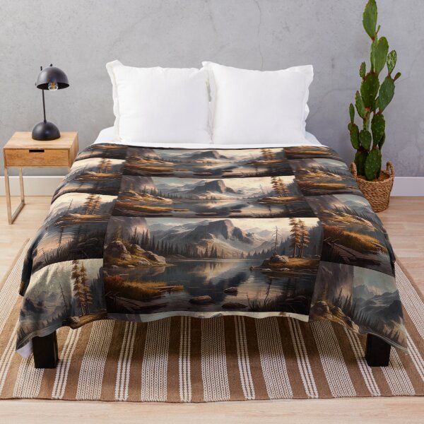 Item preview, Autumn sunset colorful forest painted designed and sold by HobertShoop.