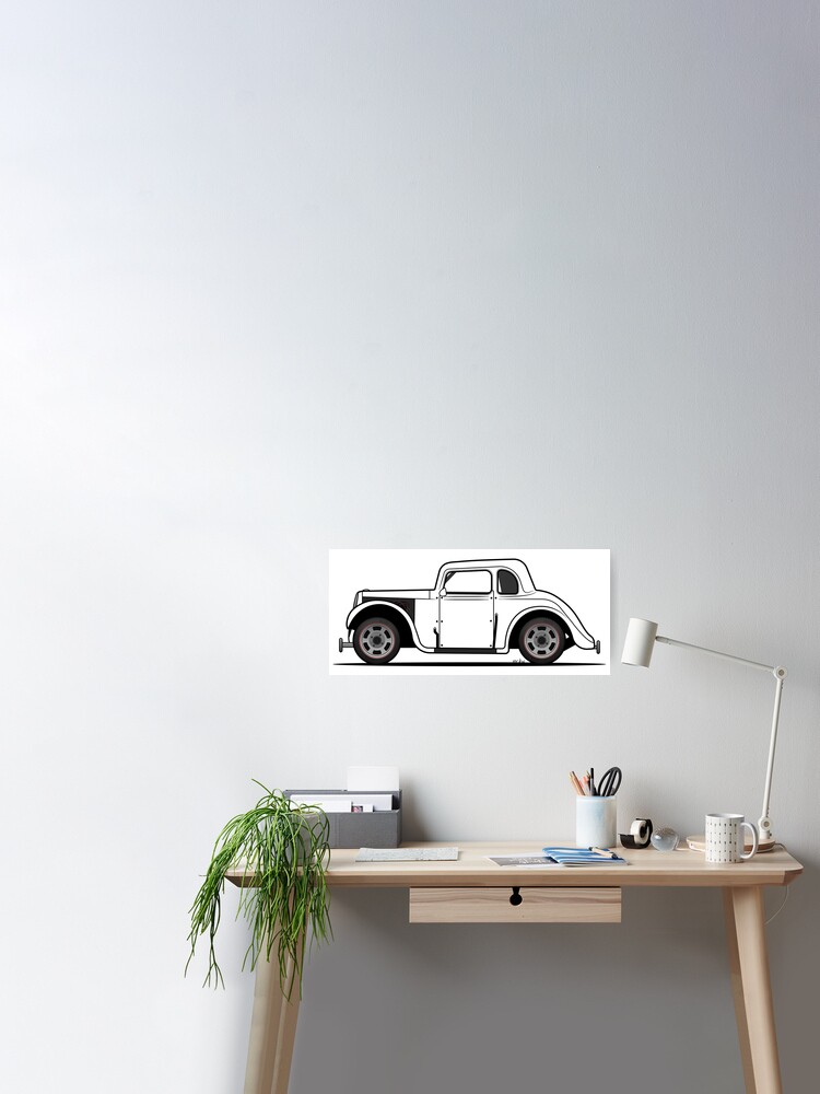 Recreated-Vintage VW Logo Specification Poster For Download