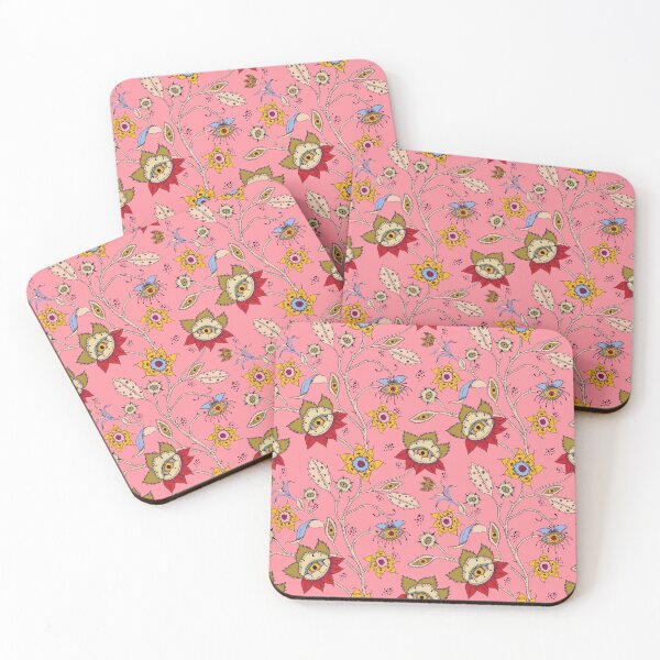 Item preview, Eyes in Bloom - Flowers with Eyes Pink designed and sold by papierquarell.