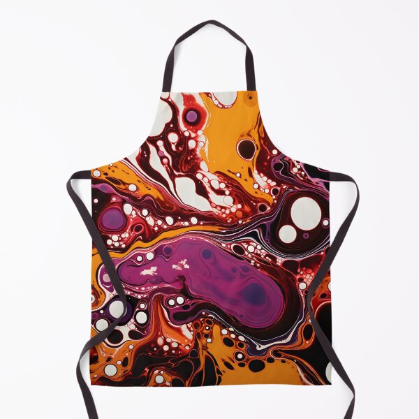 Item preview, Burgundy Blaze: Crimson and Amber Abstract Swirls designed and sold by VectorPlace.
