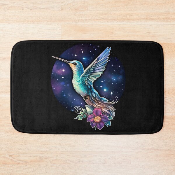 Item preview, Hummingbird in cosmos designed and sold by AI-Only Creations.