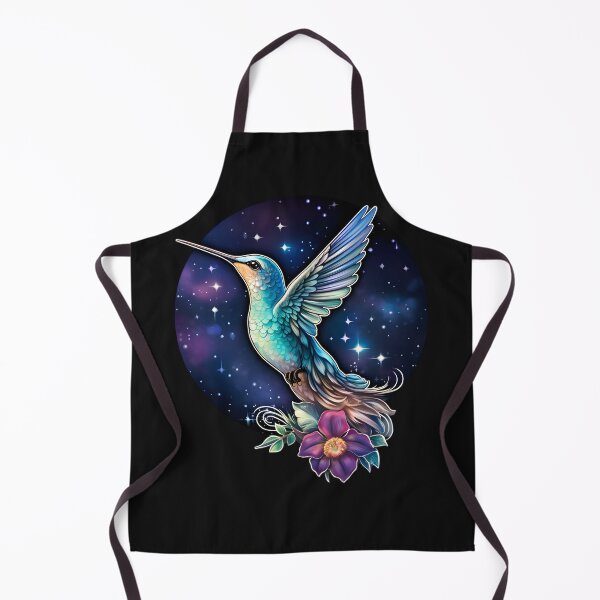 Item preview, Hummingbird in cosmos designed and sold by AI-Only Creations.