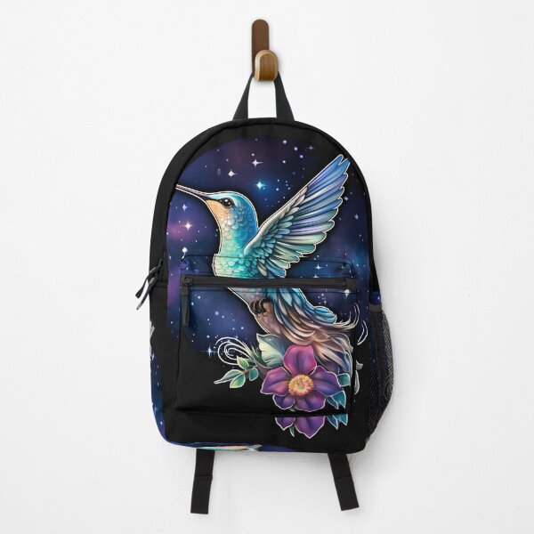 Item preview, Hummingbird in cosmos designed and sold by AI-Only Creations.